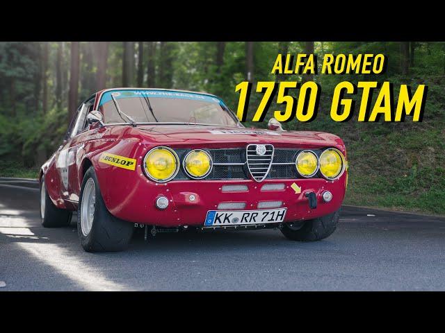 Onboard: Alfa Romeo 1750 GTAm racing on the Nürburgring