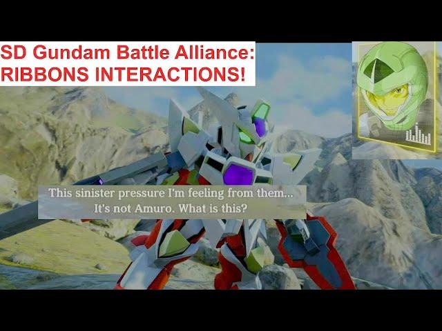 UNIQUE Ribbons Almark INTERACTIONS! #sdgundambattlealliance