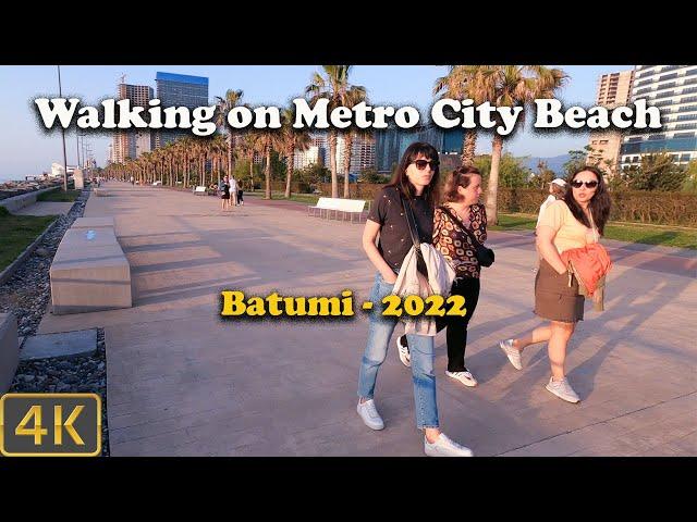 Walking on Metro city beach - Batumi - 2022 