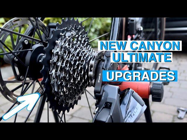 Canyon Ultimate CF SLX 8 (Laura’s upgrades)