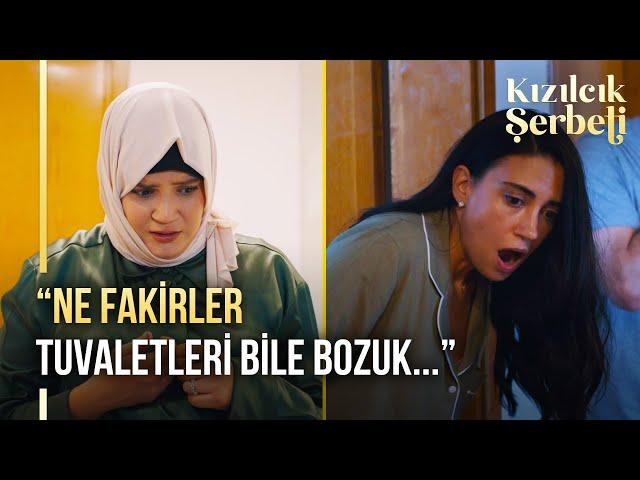 Nilay, Nursemaların tuvaletini bozuyor! | Kızılcık Şerbeti 31. Bölüm