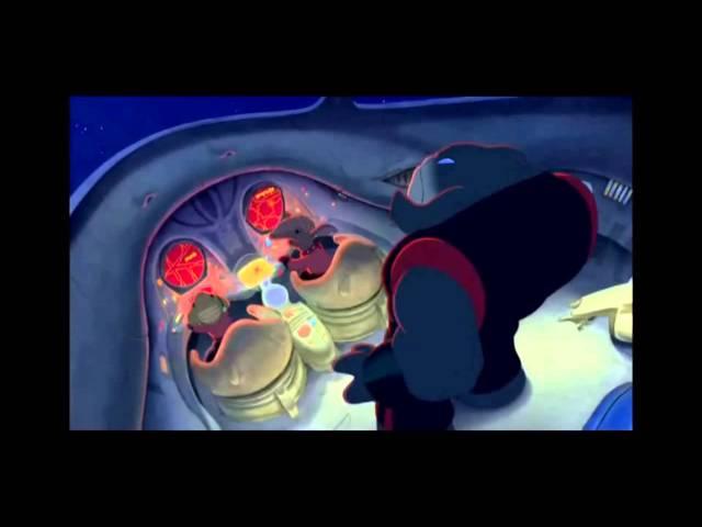 Lilo & Stitch- Stitch escaping scene