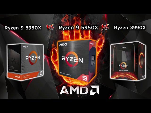 WOW New AMD (MAD) Ryzen 9 5950X benchmark vs 3950X vs 3990X