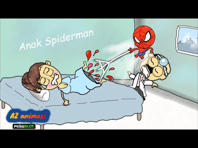 Kartun Lucu Anak Spiderman - Funny Cartoon