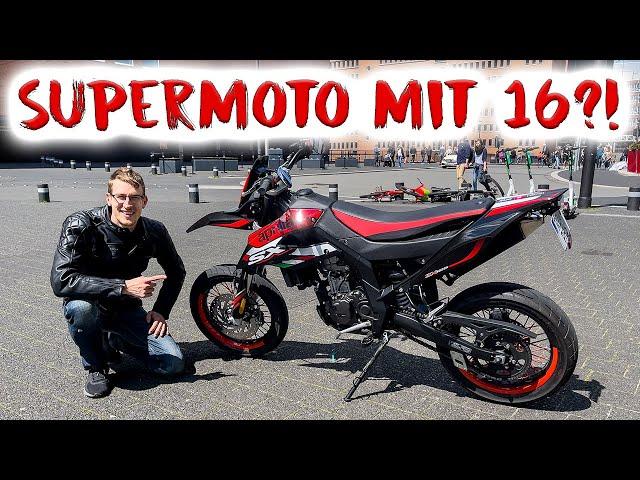 Das erste Mal 125er Supermoto! | Aprilia SX125