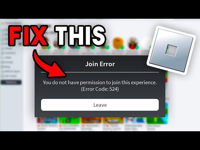 How To Fix Roblox Error 524 (2025)