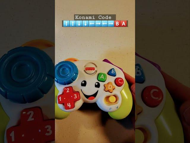 Fisher Price Controller - Secret Konami Code