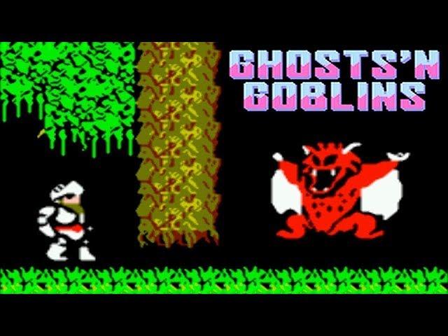 Ghosts 'n Goblins / Ghostly Village / Makaimura прохождение (NES, Famicom, Dendy)