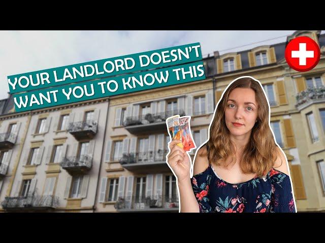 HOW TO REDUCE MONTHLY RENT for your Swiss apartment