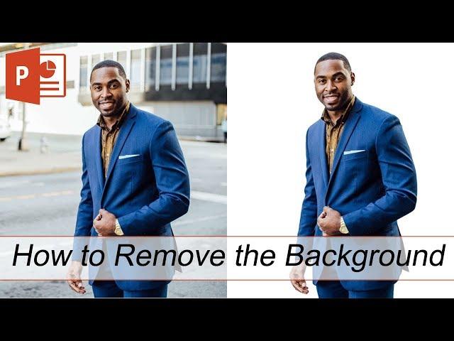 How To Remove The Background From An Image (PowerPoint 2019)