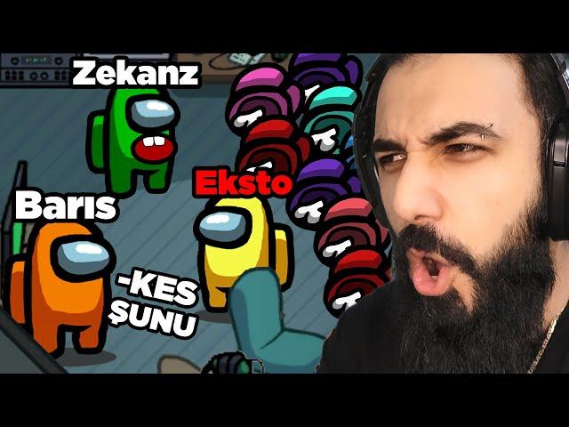 ODAYA GİRENİ İMPOSTOR'A KESTİRDİM!! KATLİAM OLDU!! AMONG US SESLİ MOD!! | Barış Can