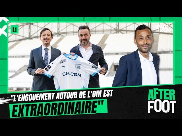 L1: "L'engouement autour de l'OM est extraordinaire, c'est pour ça que De Zerbi vient" souligne Diaz