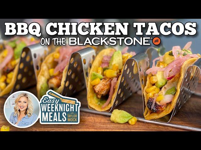 Easy Weeknight Meal: BBQ Chicken Tacos | Blackstone Griddles