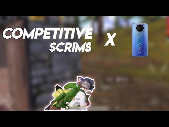 In Competitive Scrims On Poco X3 Pro || PUBG Mobile Montage || Poco X3 Pro Competitive Test