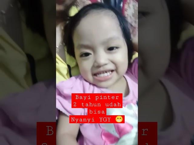 ANAK BAYI BELAJAR PINTER UDAH BISA NYANYI #short #shorts #videoshorts #viral #nyanyi #bayilucu