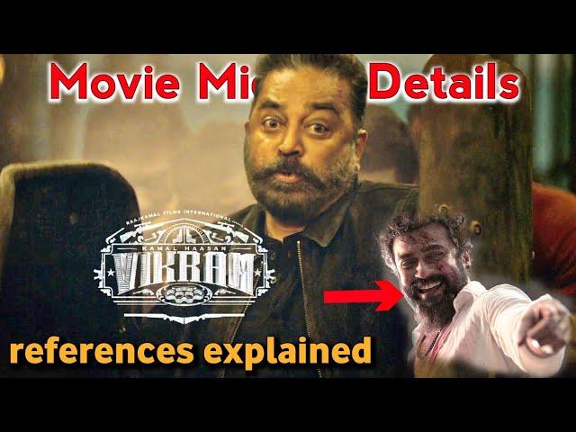 Vikram Movie Micro Details | Vikram movie references explained | vithin cine