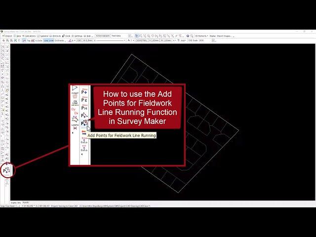 Add Points for Fieldwork Line Running