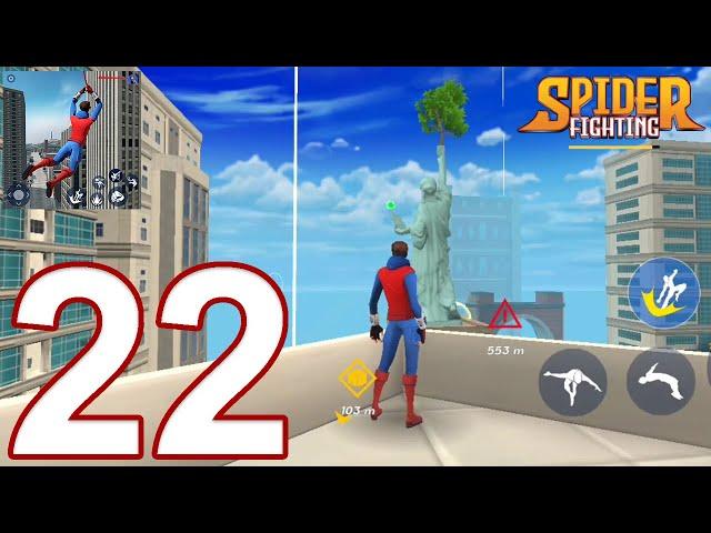 Spider Fighting: Hero Game - Gameplay Walkthrough Part 22 - Save the City (iOS, Android)