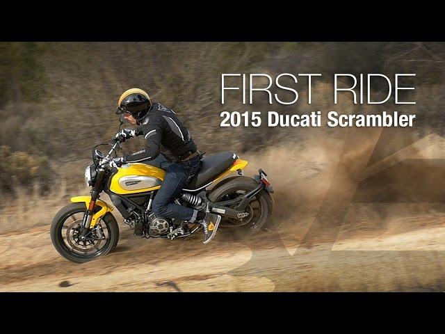 2015 Ducati Scrambler First Ride - MotoUSA