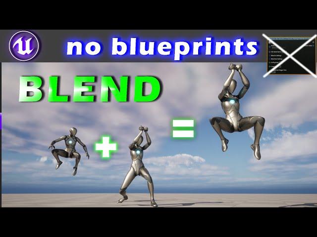 How to blend animation in UE5 in seconds! Tutorial