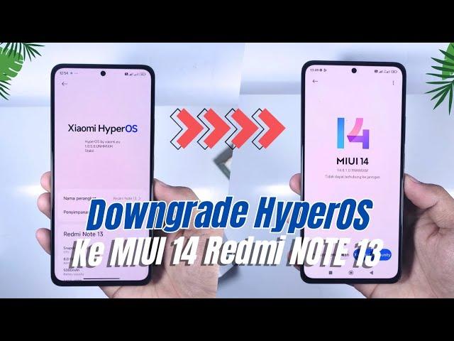 How to Downgrade HyperOS to MIUI Without PC