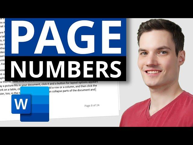 How to Add Page Numbers in Word Document