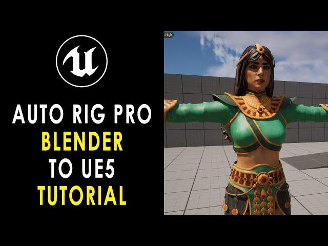 Auto Rig Pro Tutorial to UE5.1 Unreal Engine