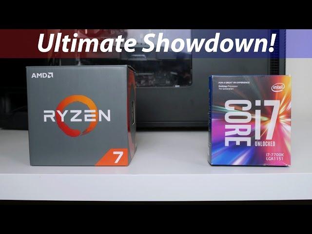 AMD Ryzen 7 1700 Vs Intel i7 7700K - Productivity and Gaming Showdown