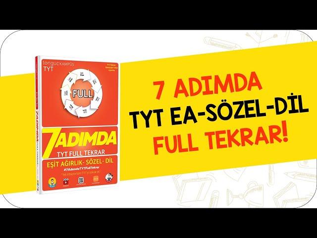 7 Adımda TYT Full Tekrar ile Sözel Dersleri Hallet! 