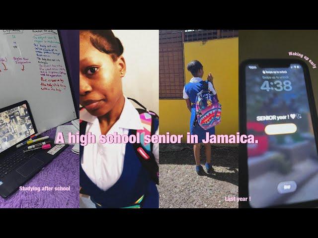 A realistic day of a high school senior in Jamaica (school vlog+ very busy day+being productive)