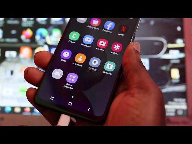 How to fix samsung A21s not connecting to pc