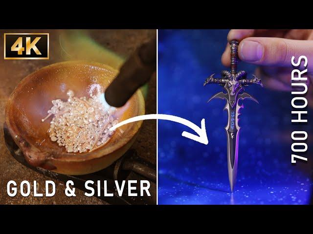 Jeweler creates Warcraft’s Frostmourne from Gold & Silver in 700 hours