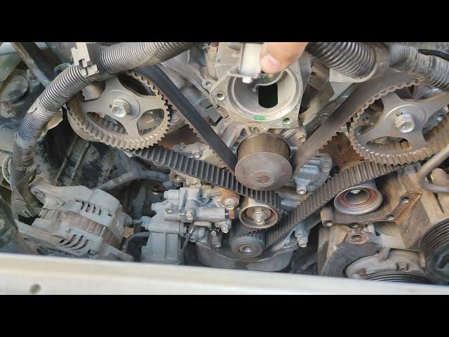 pajero sport v6 engine" timing adjustment"