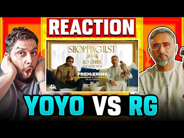 Shopping List (Official Video Leo Grewal | Yo Yo Honey Singh | Leonization REACTION  @beastvlogsbyrg