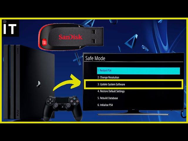 How To Update PS4 With USB Flash Drive (Working Method)