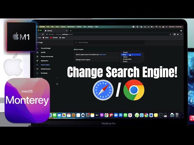 How To Change Default Search Engine on M1 Mac [Safari/Google Chrome]