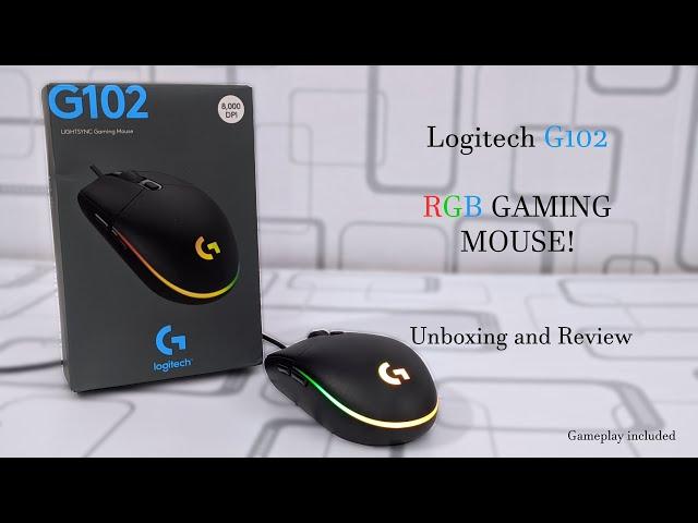 Logitech G102 2nd Gen : Unboxing | Review | Click sound test and Gameplay!