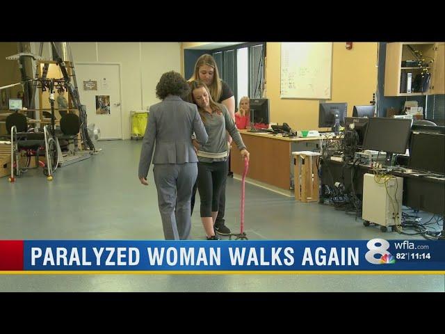 Citrus county paralyzed woman walks again