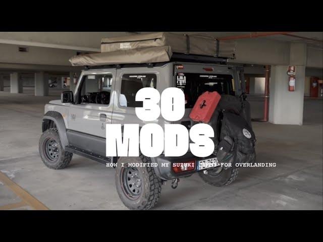 30 Mods - How i modified my new Suzuki Jimny