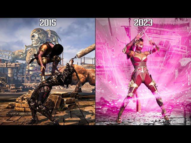 Mileena Fatal Blow (X-Ray) Evolution - Mortal Kombat 9-12 (2011-2023) 4K