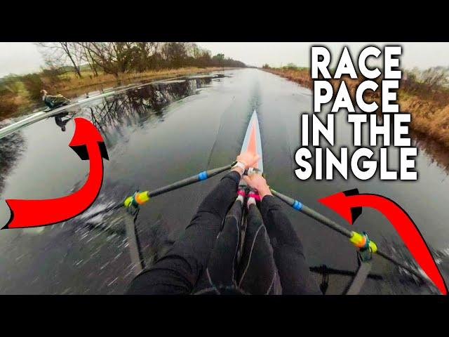Head Cam Cam Single Scull Row Along Interval workout 30s on 30s off