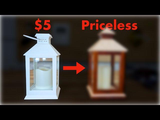 I Copied a Cheap Plastic Lantern out of Hardwood