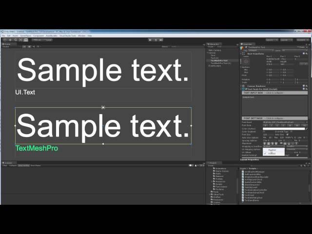 TextMesh Pro - Text Auto Sizing vs. UI Text - Best Fit