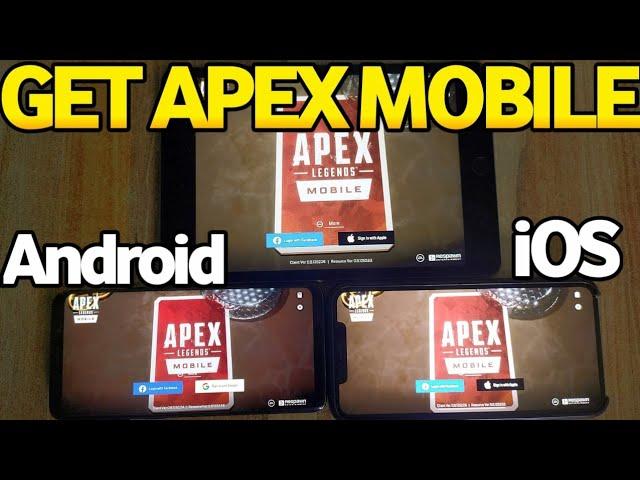 100% WORKS HOW TO DOWNLOAD & PLAY APEX LEGENDS MOBILE (ANDROID & IOS)