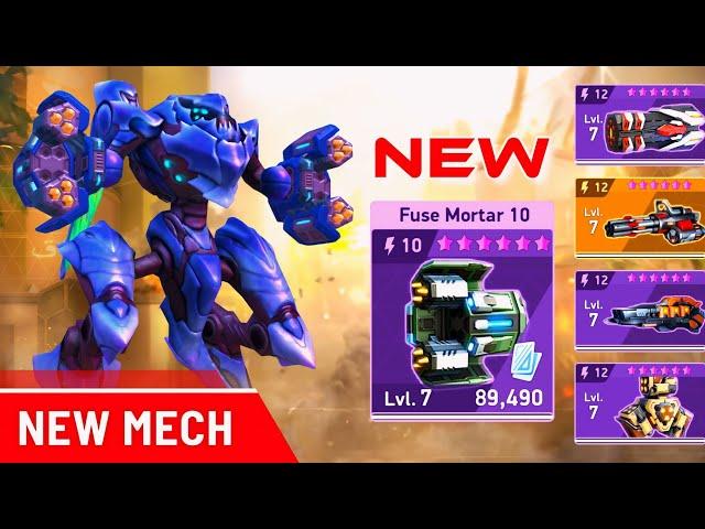 NEW MECH Lacewing & NEW WEAPON Fuse Mortar - Mech Arena