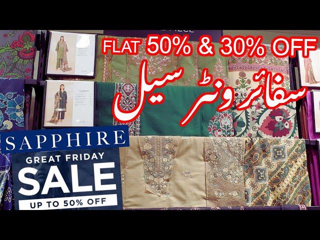 Sapphire Sale Flat 50% & 30% OFF / Sapphire Great Friday Sale On Winter Collection #winter #sale