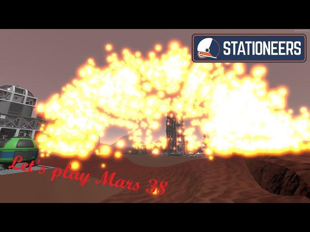 Stationeers Let's play Mars 38 Landing No.2 Plenty of fuel this time.