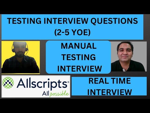 Allscripts Interview Questions | Real Time Interview Questions and Answers