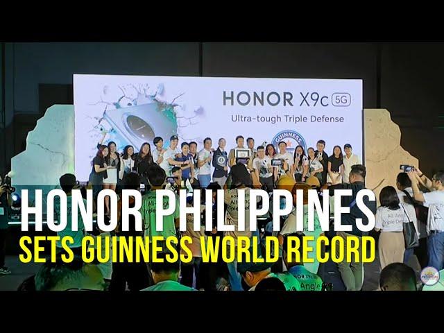 HONOR Philippines Sets Guinness World Record, Full Experience