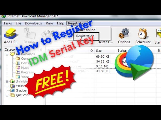 How to Register IDM Serial Key without any crack software